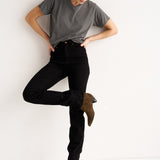Jamie Haller - The Slim Stovepipe Jean in Black