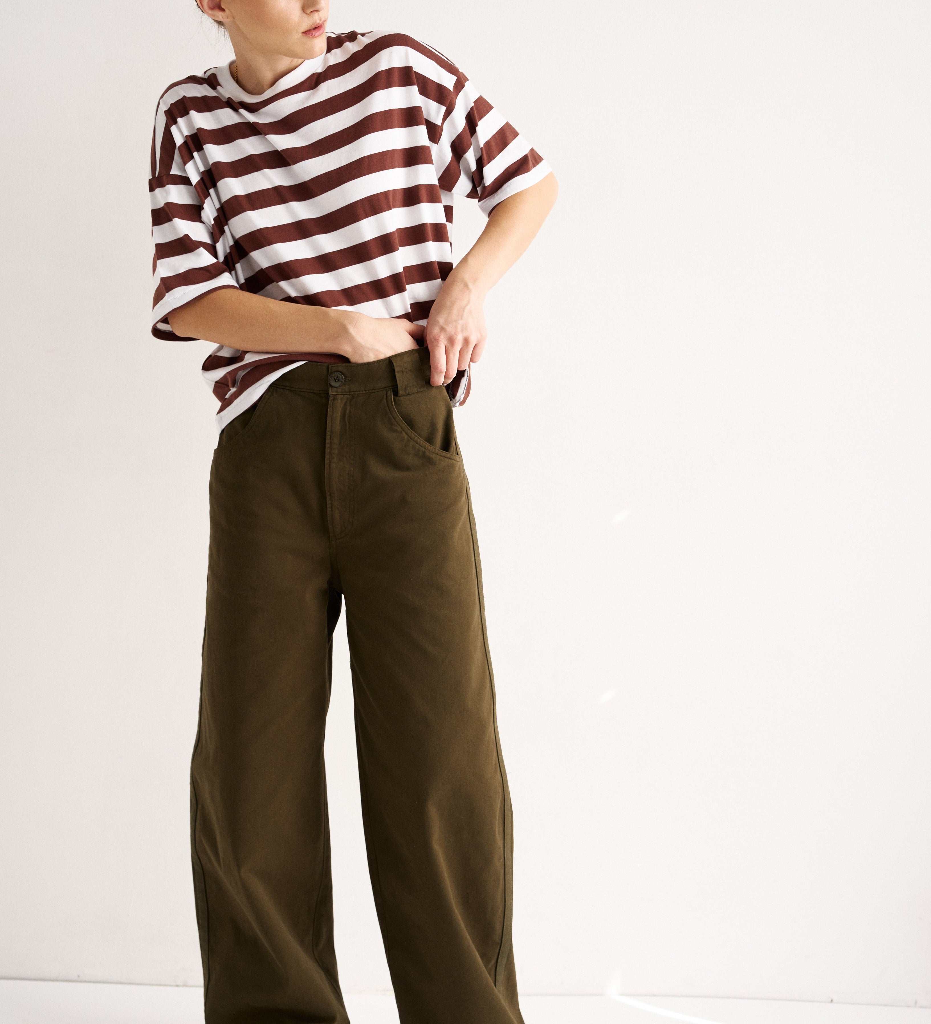 Jamie Haller - The Edit Trouser in Duffel