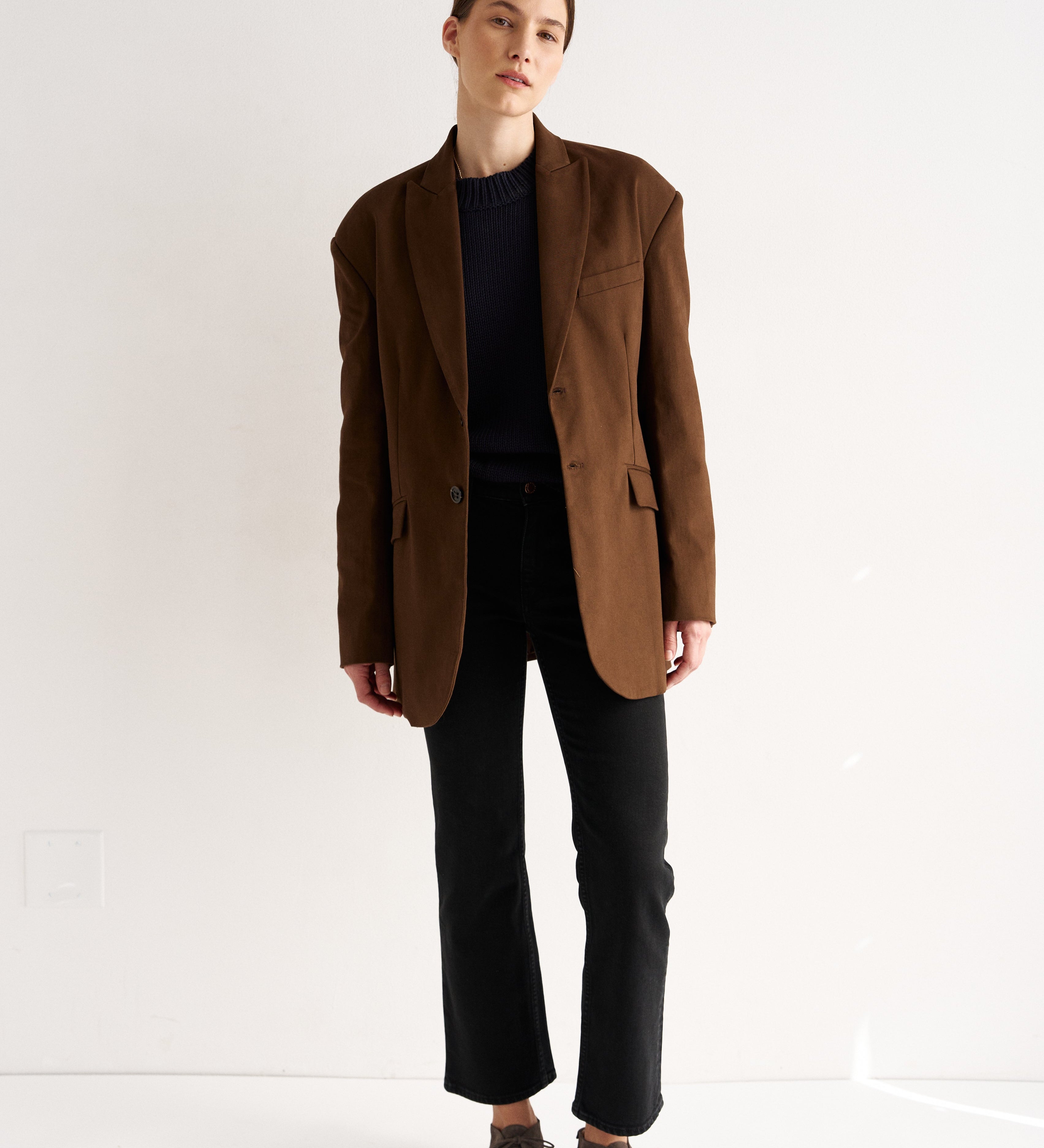 Jamie Haller - The Oversized Blazer in Brown