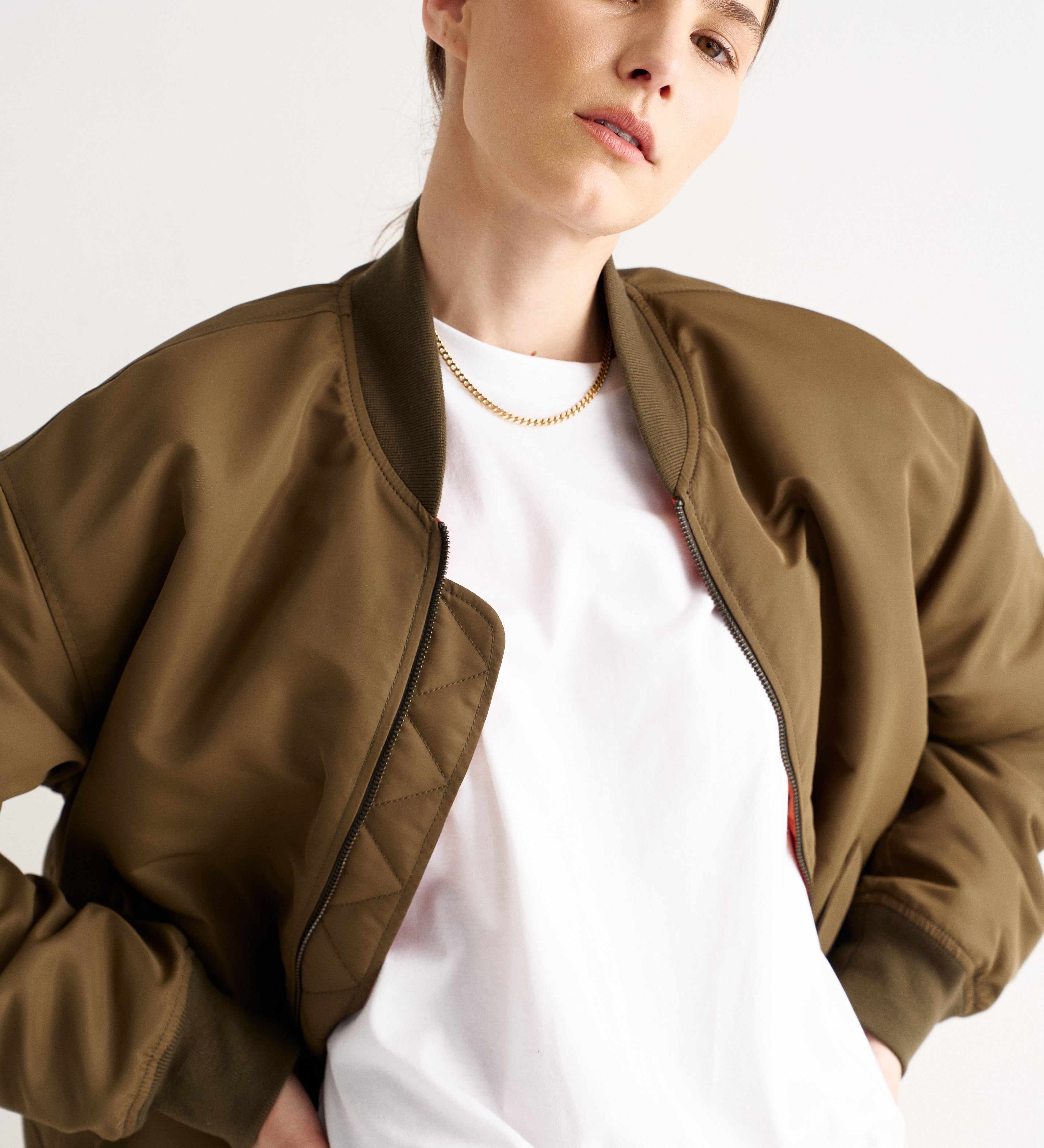 Jamie Haller - The Reversible Bomber in Olive