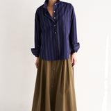 Jamie Haller - The Weekend Shirt in Royal Stripe