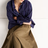 Jamie Haller - The Weekend Shirt in Royal Stripe