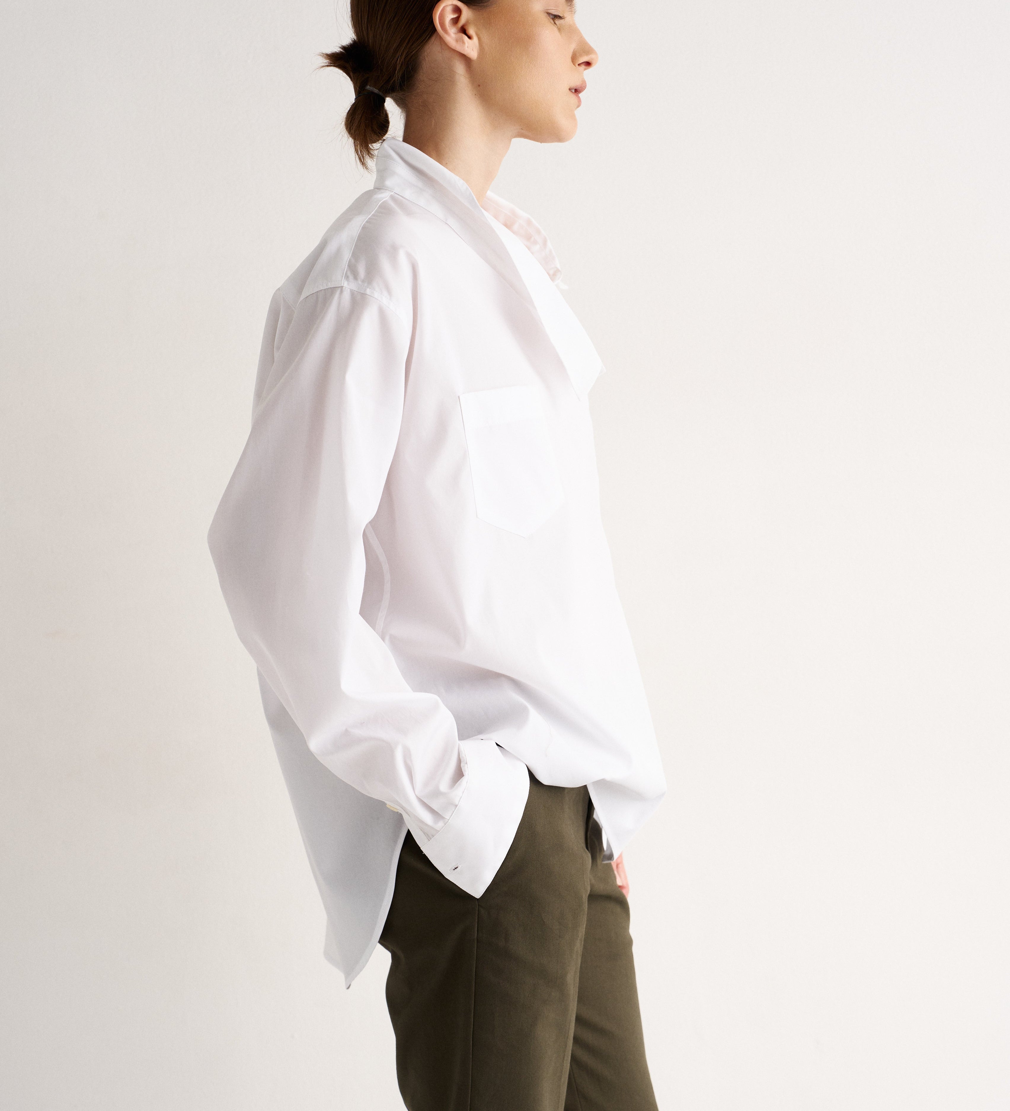 Jamie Haller - The Asymmetry Shirt in White