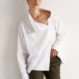Jamie Haller - The Asymmetry Shirt in White