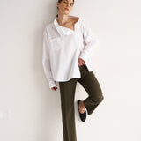 Jamie Haller - The Asymmetry Shirt in White