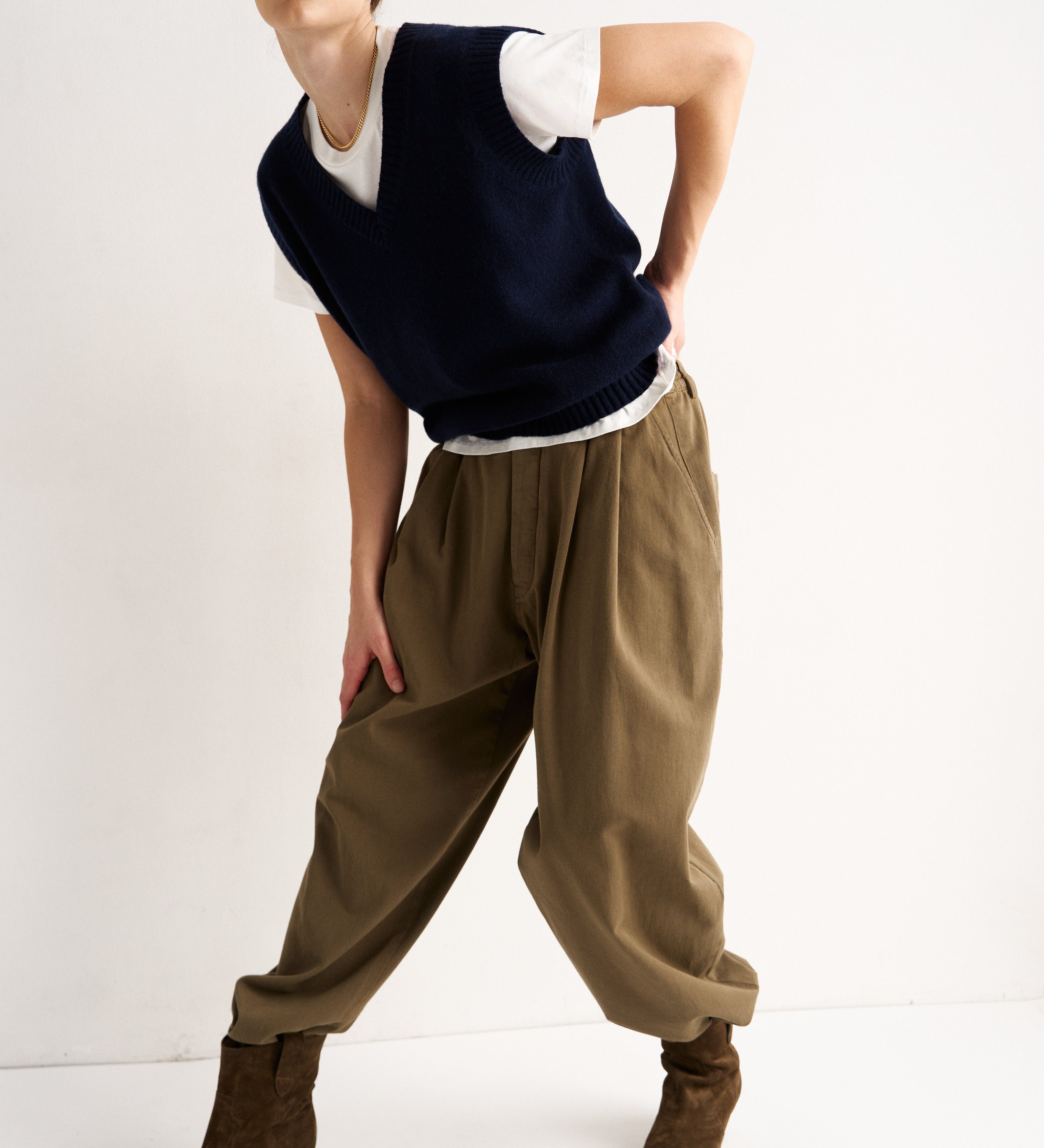 Jamie Haller - The Knit Vest in Navy