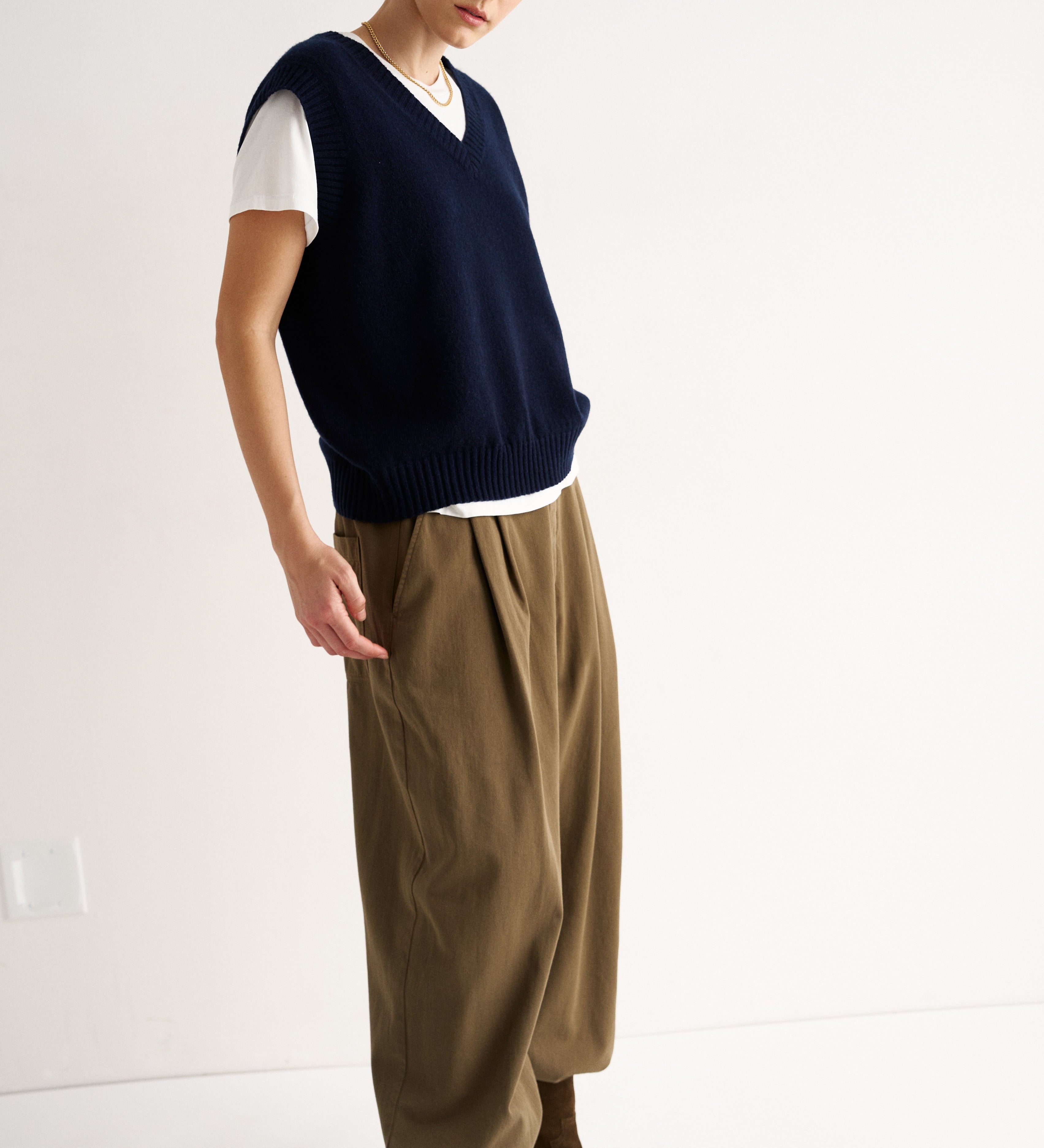 Jamie Haller - The Knit Vest in Navy