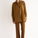 Jamie Haller - The Essential Shirt in Goldenrod Stripe