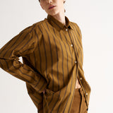 Jamie Haller - The Essential Shirt in Goldenrod Stripe