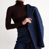 Jamie Haller - The Rib Turtleneck in Cocoa