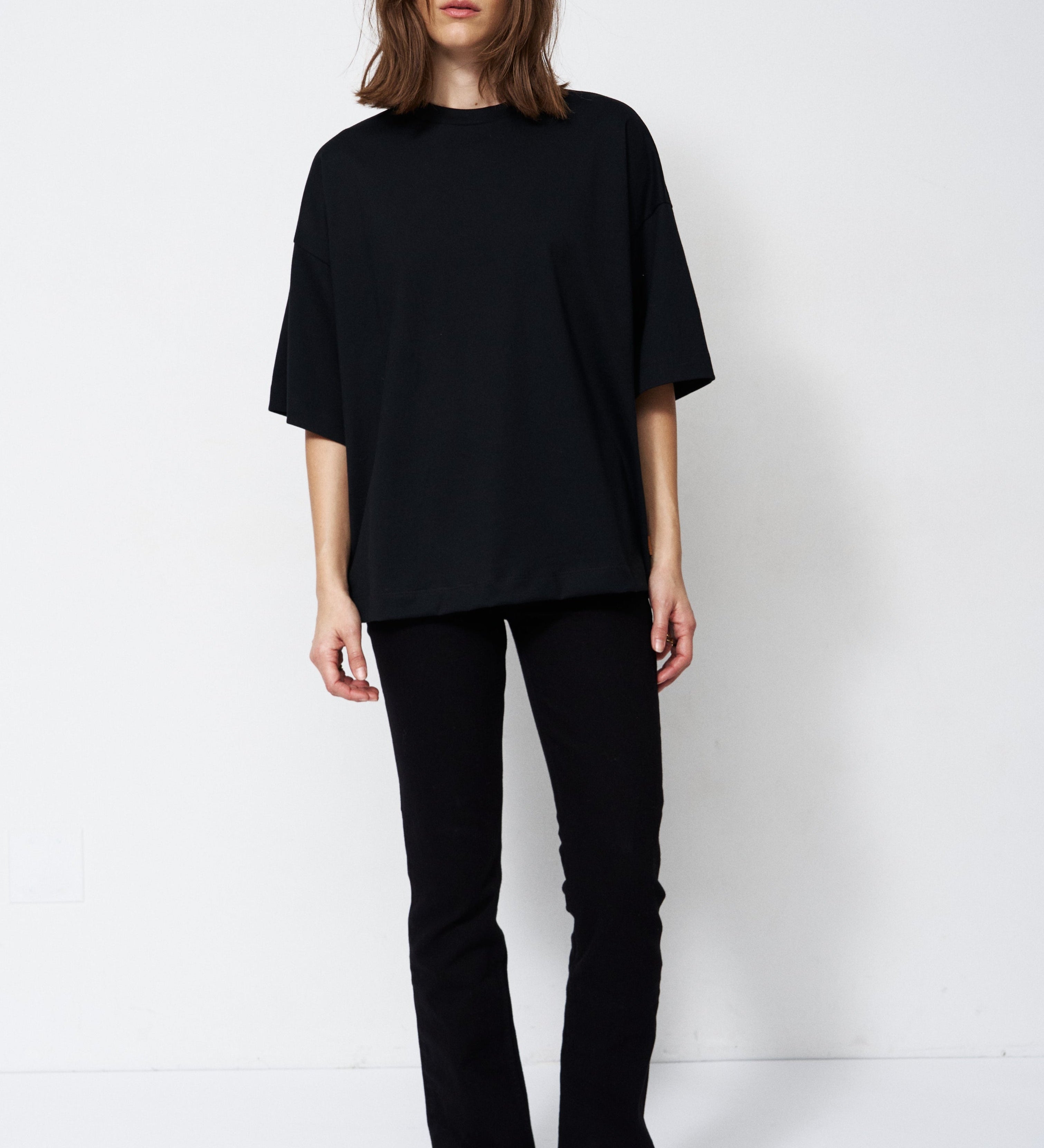 Jamie Haller - The Big Hem Tee in Black