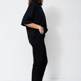 Jamie Haller - The Big Hem Tee in Black