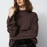 Jamie Haller - The Boxy Mockneck in Taupe