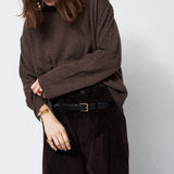 Jamie Haller - The Triple Pleat Trouser in Cacao