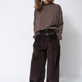 Jamie Haller - The Triple Pleat Trouser in Cacao