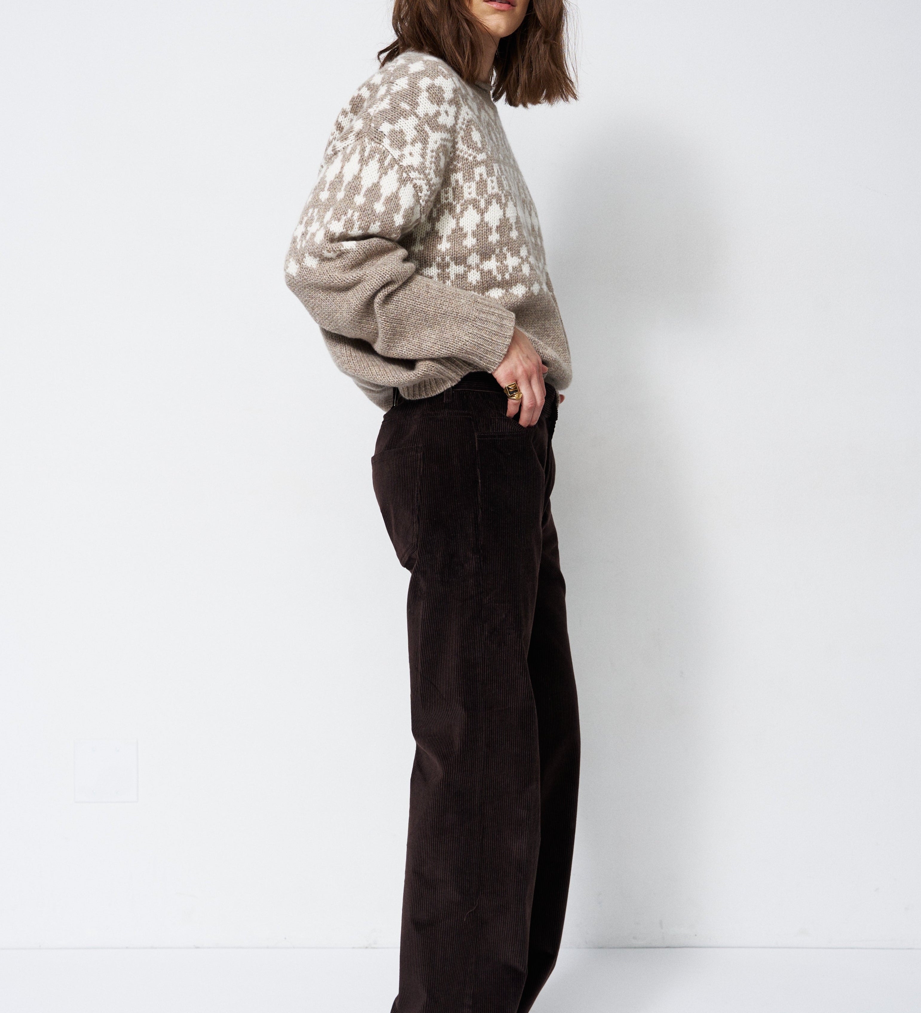 Jamie Haller - The Fairisle Crew in Bisque / Chalk