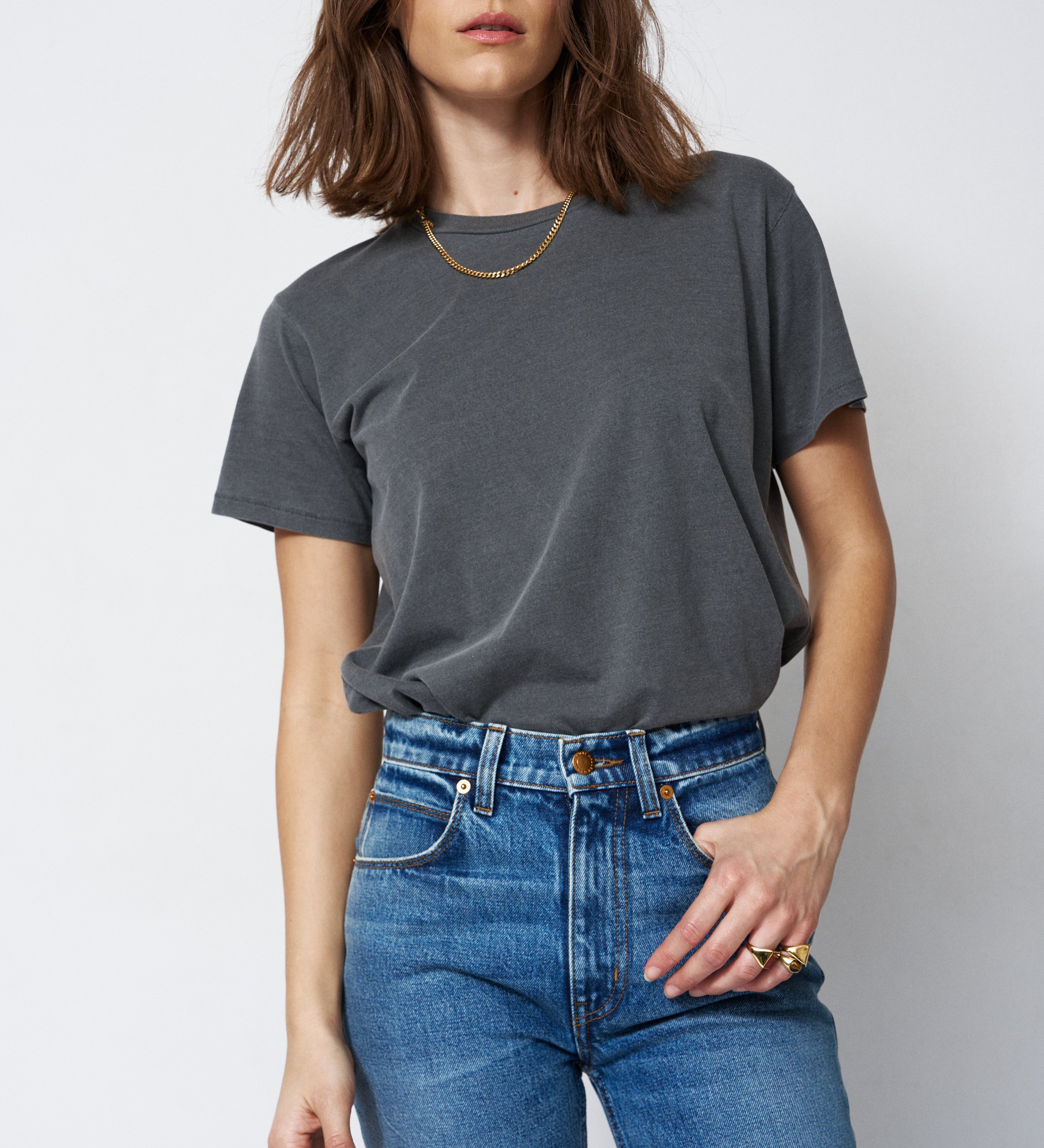 Jamie Haller - The Chameleon Tee in Pigment Black