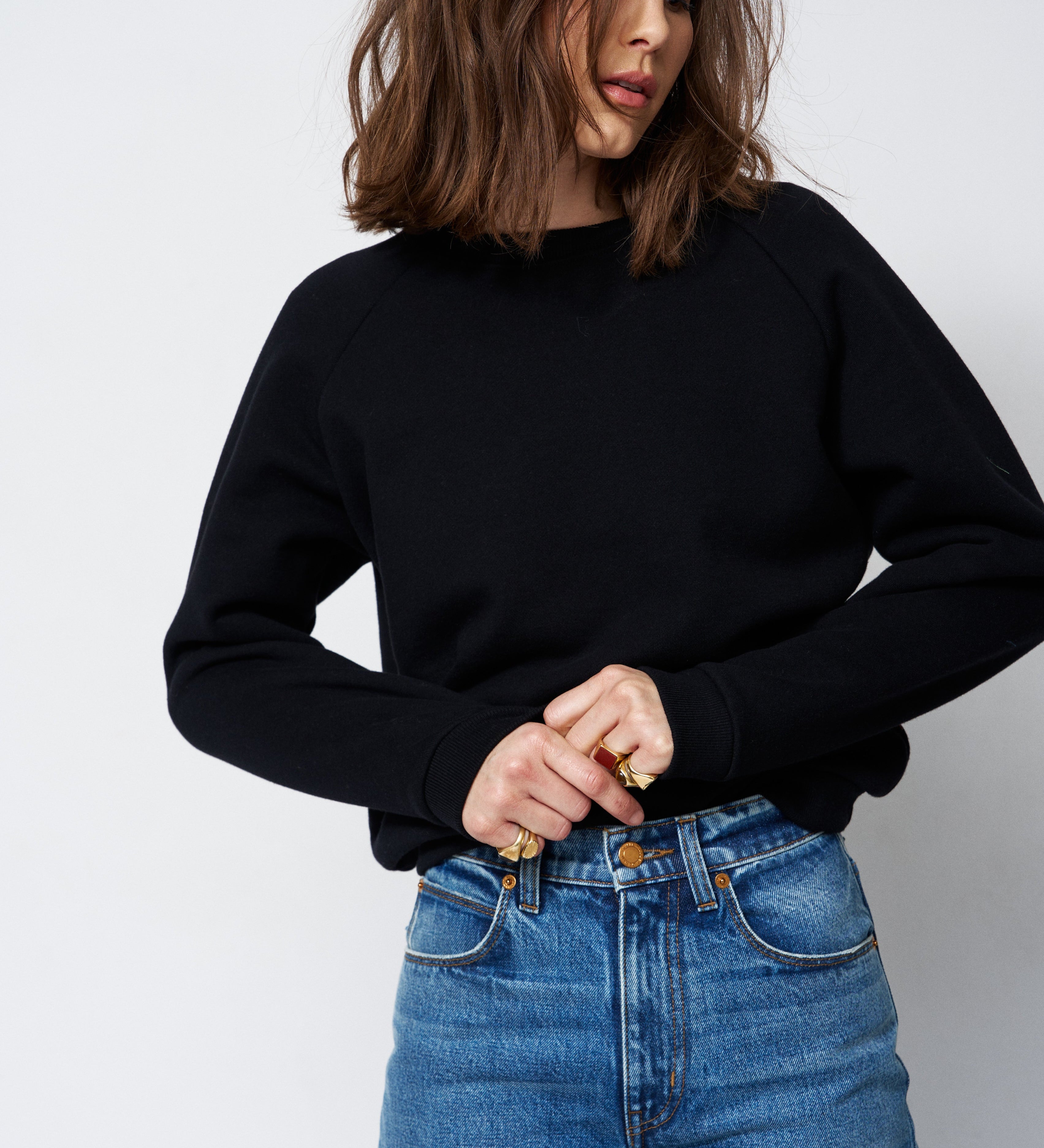 Jamie Haller - The Daily Sweatshirt in Black
