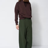 Jamie Haller - The Pintuck Track Pant in Pine