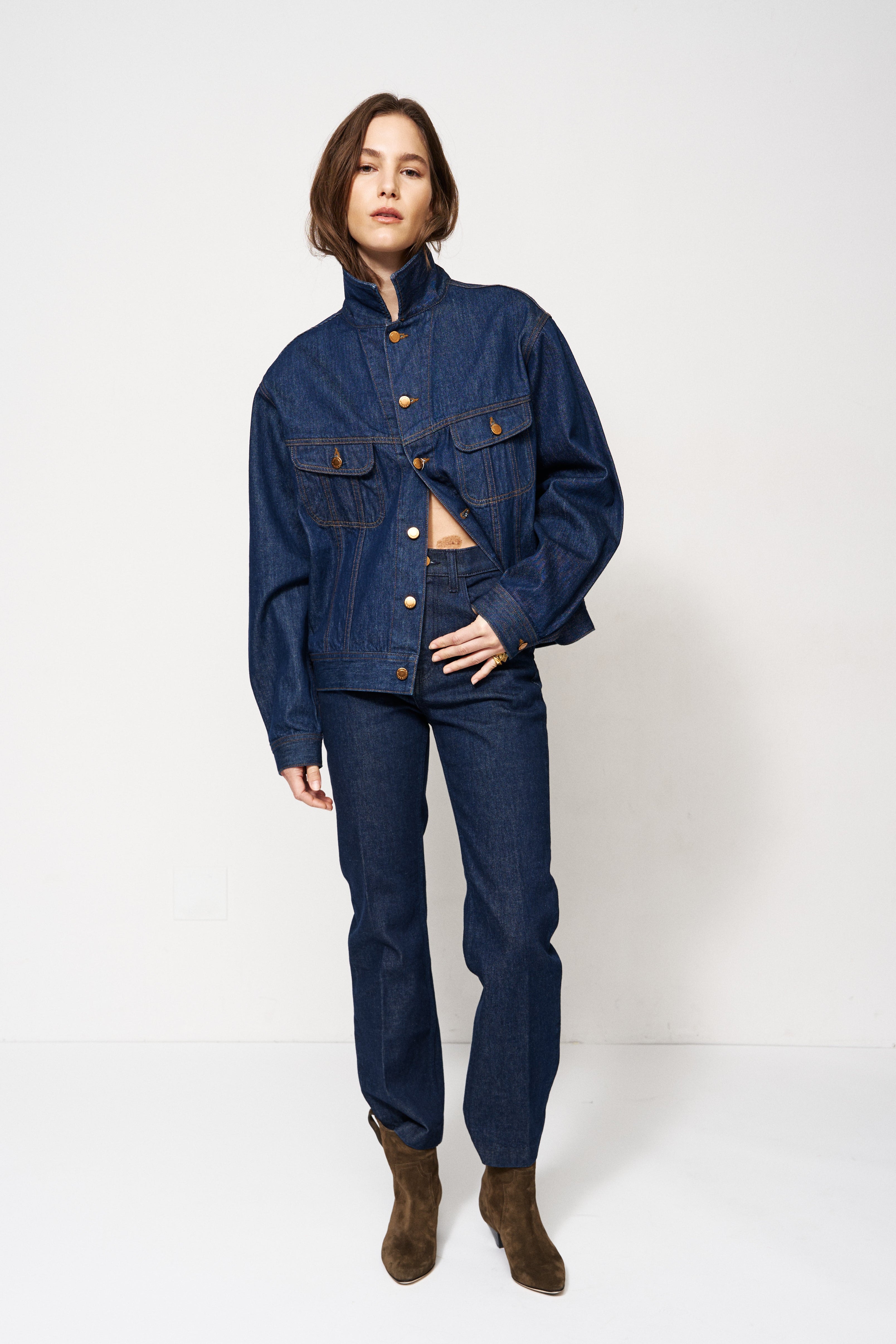 Jamie Haller - The Loverboy Jacket in Raw Rinse