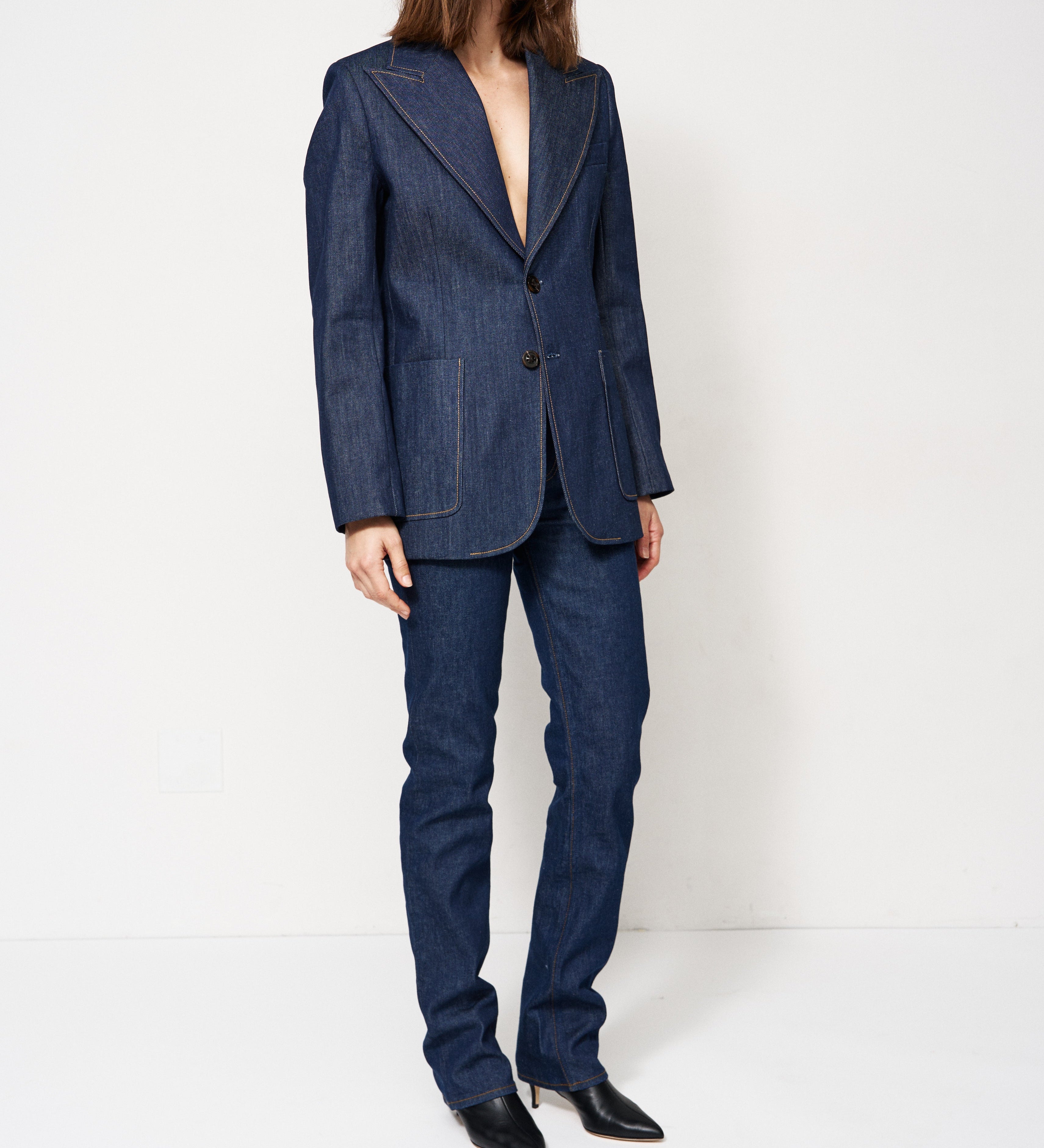 Jamie Haller - The Pacino Blazer in Dark Raw