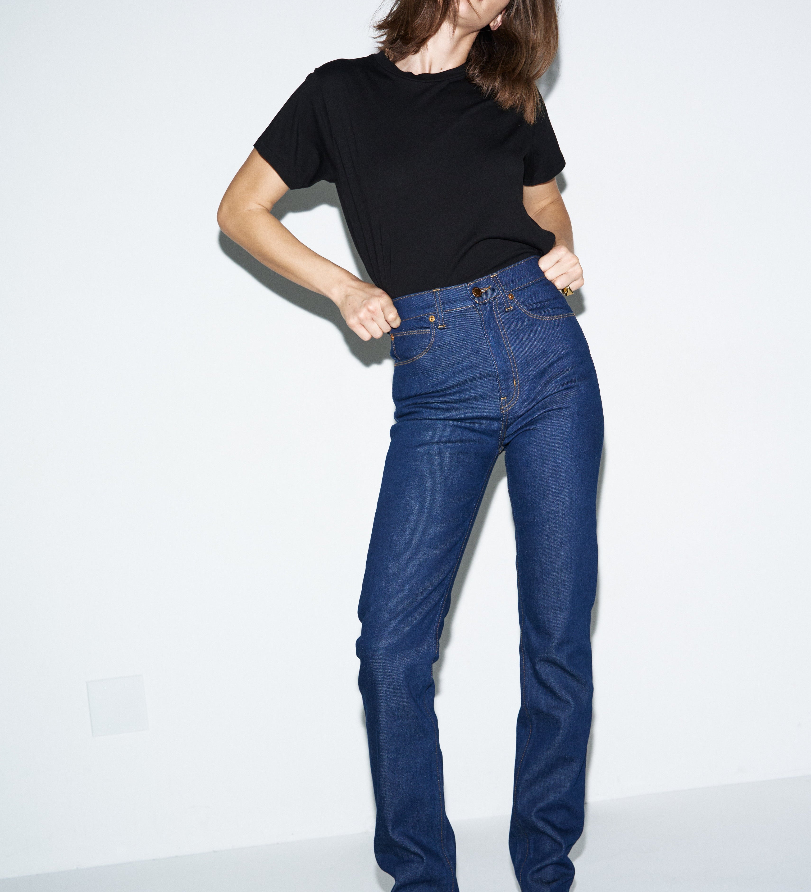 Jamie Haller - The Slim Stovepipe Jean in Raw Rinse