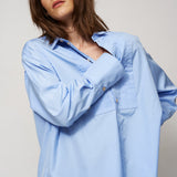 Jamie Haller - The Tuck Shirt in Cornflower