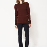 Jamie Haller - The Rib Slim Sweater in Cinnamon
