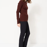 Jamie Haller - The Rib Slim Sweater in Cinnamon