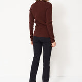 Jamie Haller - The Rib Slim Sweater in Cinnamon