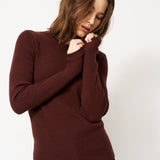 Jamie Haller - The Rib Slim Sweater in Cinnamon