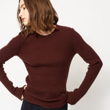 Jamie Haller - The Rib Slim Sweater in Cinnamon
