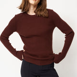 Jamie Haller - The Rib Slim Sweater in Cinnamon