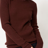 Jamie Haller - The Rib Slim Sweater in Cinnamon