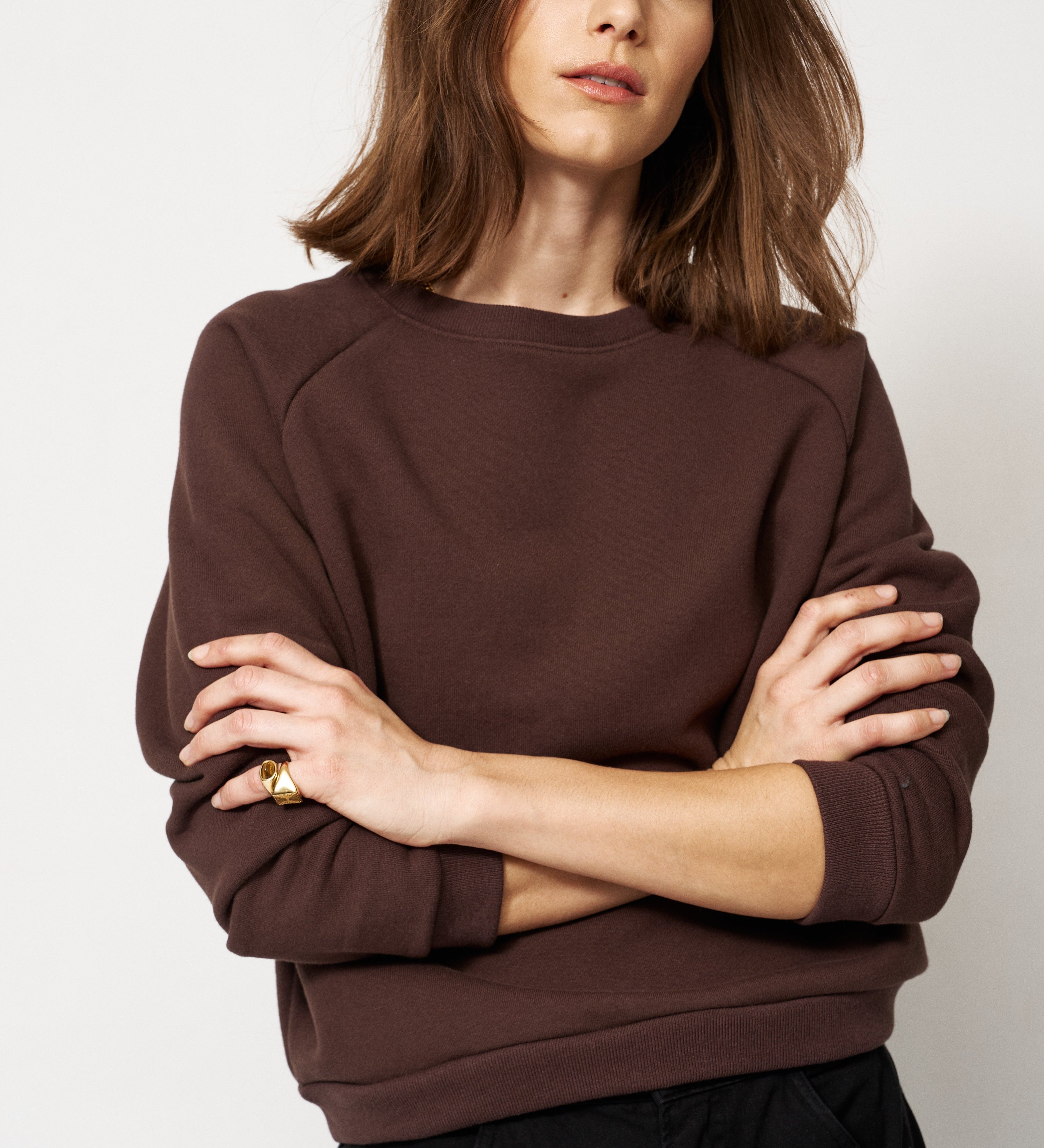 Jamie Haller - The Daily Sweatshirt in Brown