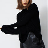 Jamie Haller - The Boxy Mockneck in Black