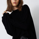 Jamie Haller - The Boxy Mockneck in Black