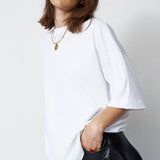 Jamie Haller - The Big Hem Tee in White