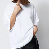 Jamie Haller - The Big Hem Tee in White