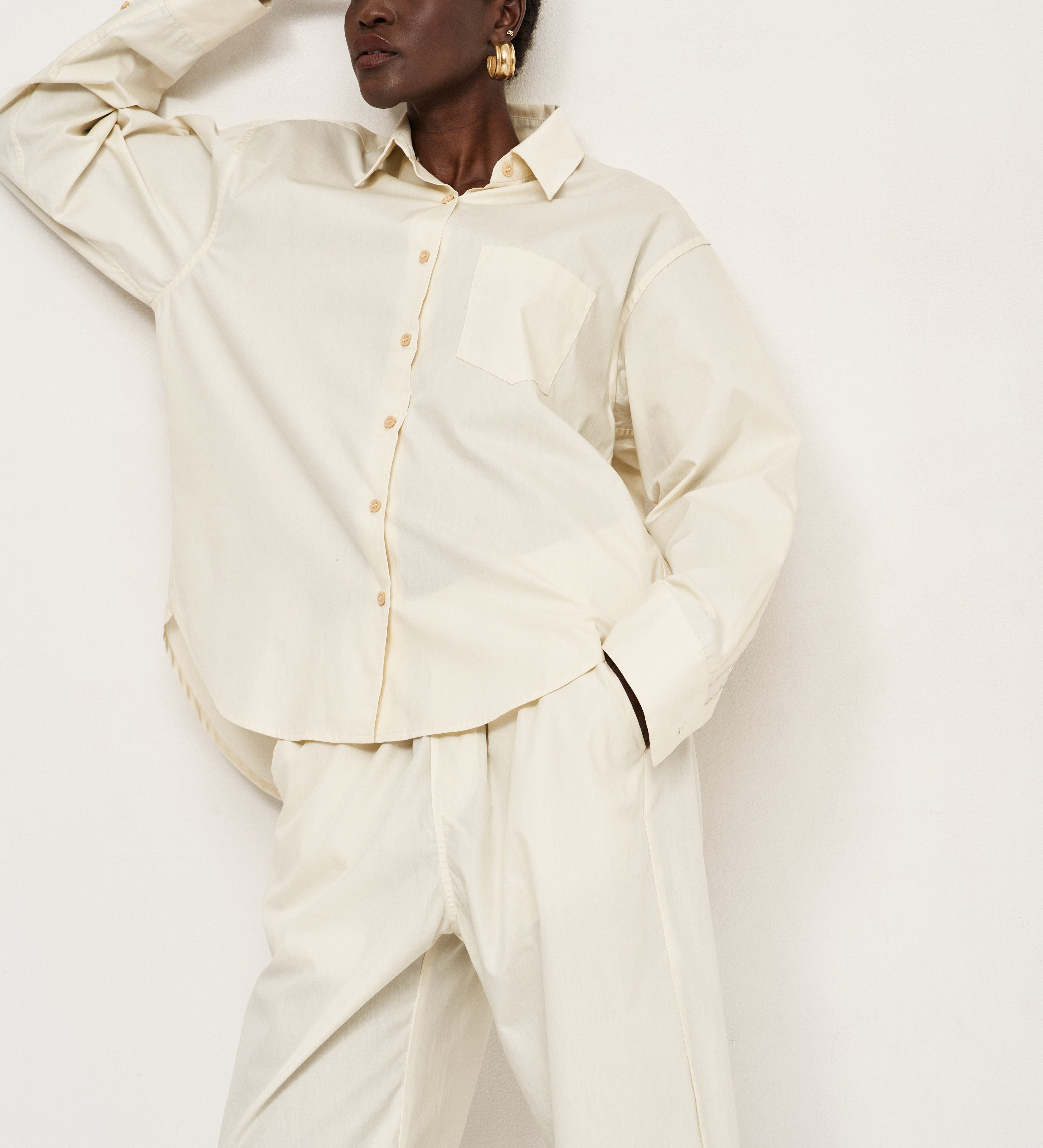 Jamie Haller - The Weekend Shirt in Ecru