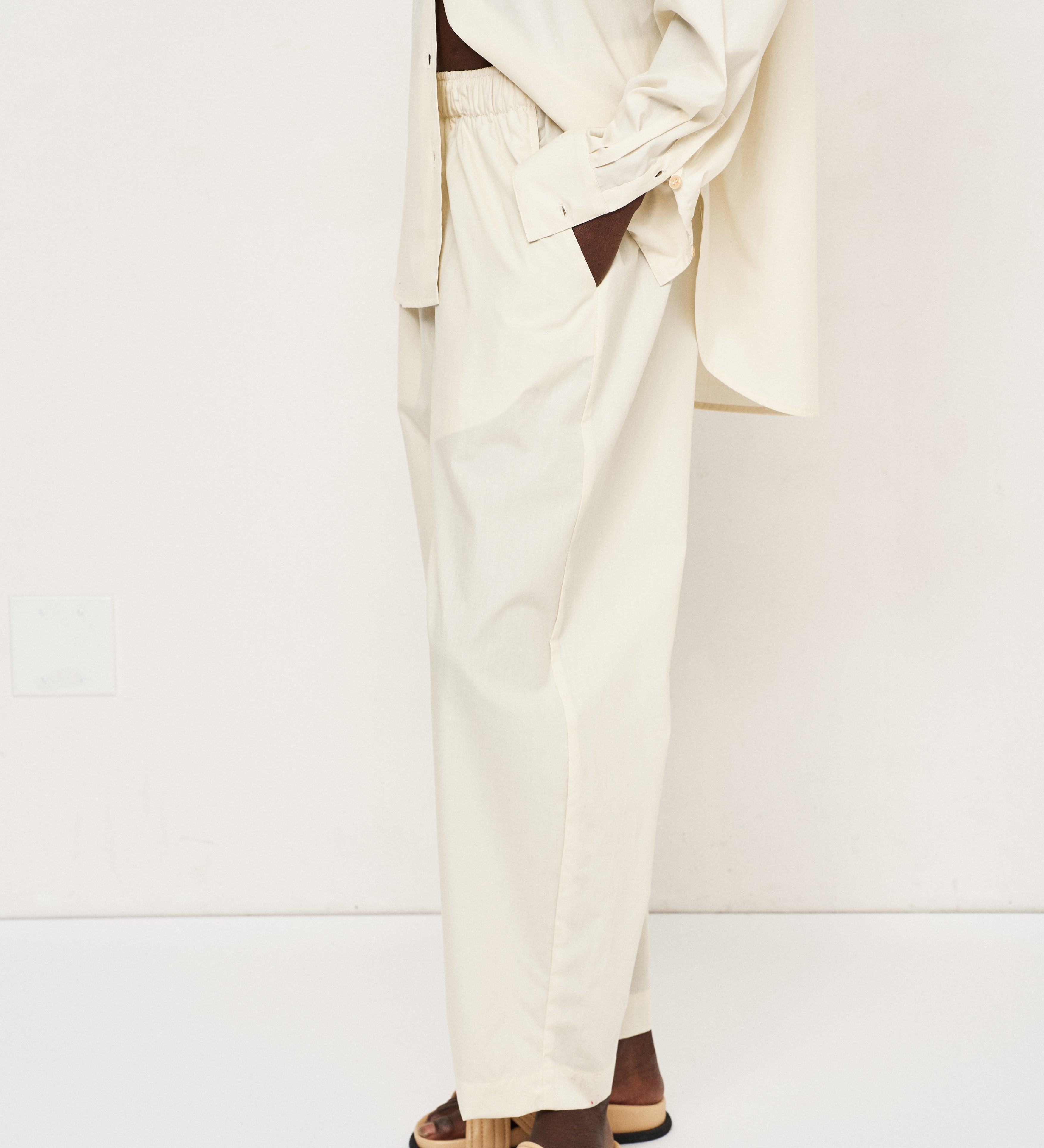 Jamie Haller - The Boxer Pant in Ecru