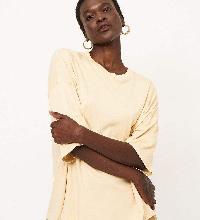 Jamie Haller - The Draped Tee in Butter