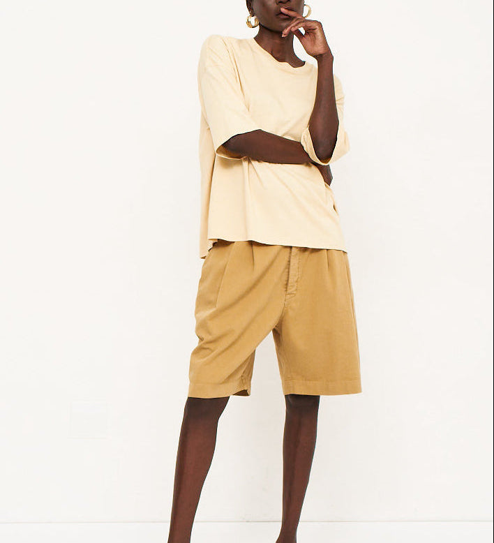 Jamie Haller - The Pleat Short in Tan