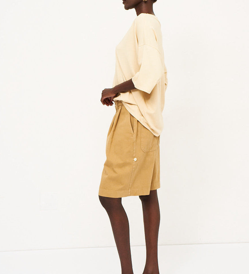 Jamie Haller - The Pleat Short in Tan