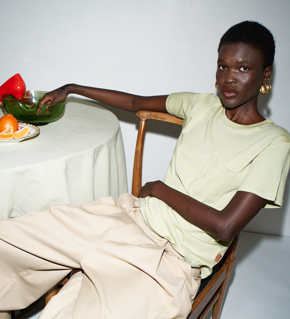 Jamie Haller - The Pocket Tee in Pistachio