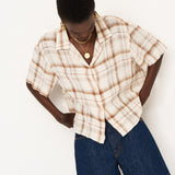Jamie Haller - The Fields Shirt in Natural Plaid