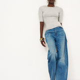 Jamie Haller - The Fan Jean in Borrego Indigo
