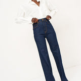 Jamie Haller - The Crease Jean in Raw Rinse