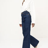 Jamie Haller - The Crease Jean in Raw Rinse