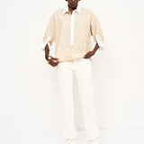 Jamie Haller - The Popover in Honey Stripe
